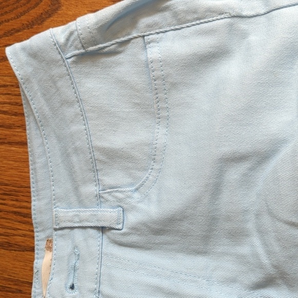 Altar'd State Alley Shorts Light Blue Raw Edge Cuff Size M Never Worn - Picture 6 of 9